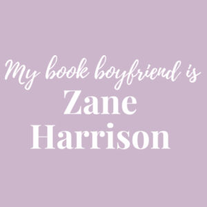 My Book Boyfriend is Zane Harrison - Cloke Mens Outline Tee Design