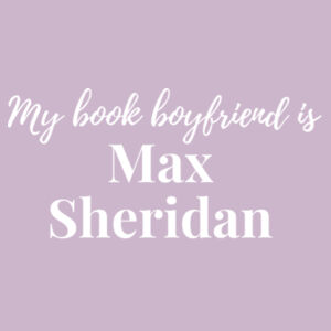 My Book Boyfriend is Max Sheridan - Cloke Mens Outline Tee Design