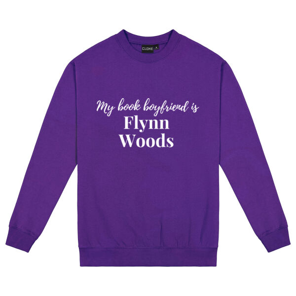 My Book Boyfriend is Flynn Woods - Cloke Mens Standard Crew  Thumbnail