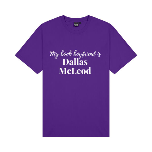 My Book Boyfriend is Dallas McLeod - Cloke Mens Outline Tee Thumbnail
