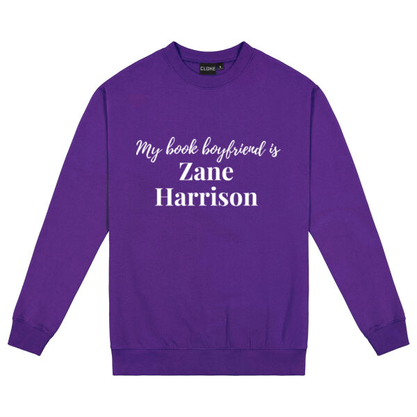 My Book Boyfriend is Zane Harrison - Cloke Mens Standard Crew  Thumbnail
