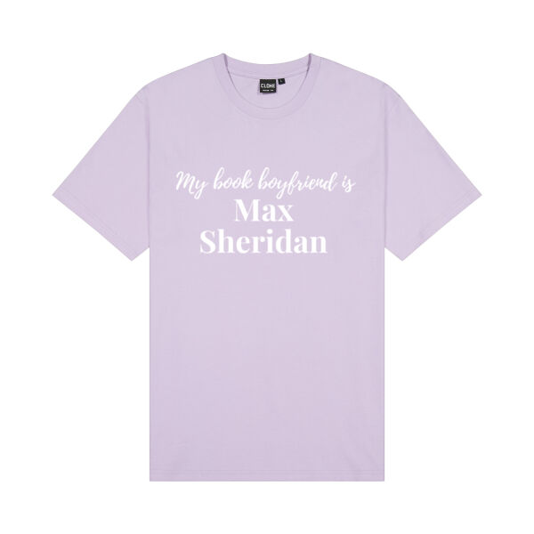 My Book Boyfriend is Max Sheridan - Cloke Mens Outline Tee Thumbnail