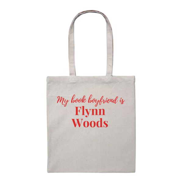 My Book Boyfriend is Flynn Woods - Heavy Duty Canvas Tote Bag Thumbnail